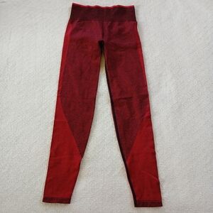 PINK ♡ seamless tights red black victorias secret